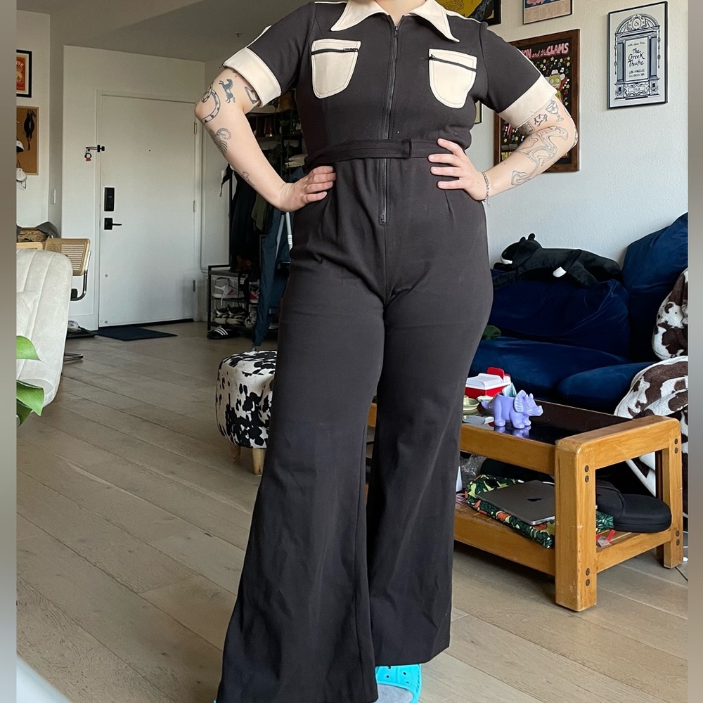 NWOT Hippie Shake 70s Retro Jumpsuit